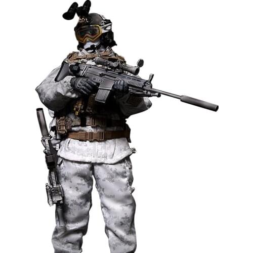 1:6 U.S. United States Navy SEALs winter combat training Soldier Set Action Figure Toy Scale dolls Models Boys Gift 12 inch