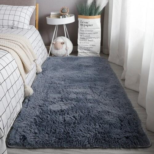 Wholesale 140*200cm Water does not rub off silk carpet nap bedroom bed mat