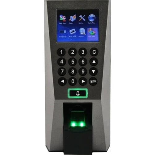 Original ZK F18 TCP/IP Fingerprint Door Access Control System Free Software Time Attendance Optional WIFI Card Reader