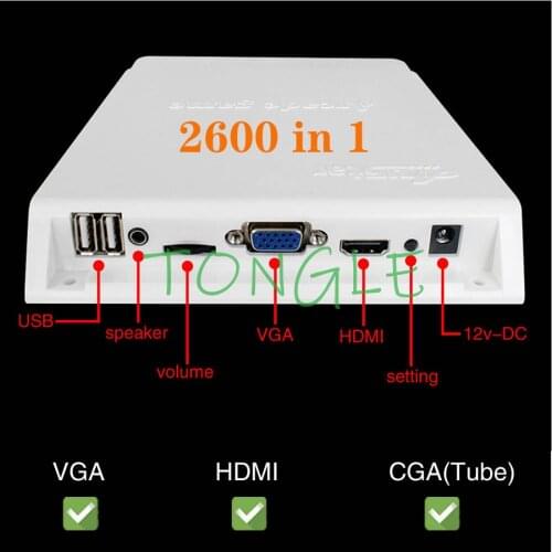 Pandora X Plug 2600 in 1 box 9s 1660 game board CGA VGA HDMI Arcade Coin-Operated Game PCB Board 15 Hz CRT Jamma USB Handle