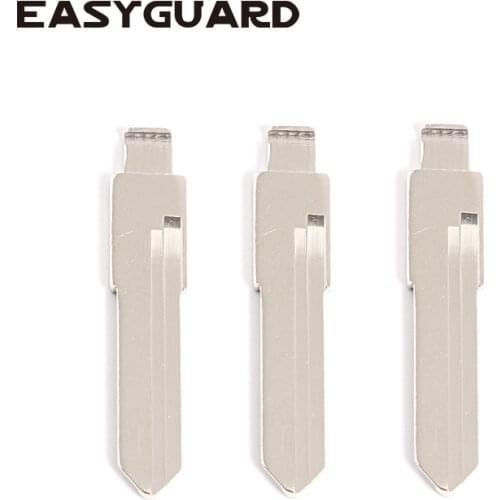 Quality chromed copper material uncut car blank key blade No 01 3pcs/pack