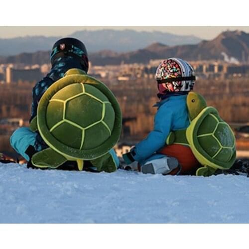Outdoor Sports Ski Skate Snowboard Protection Skiing Protector Skating Protective Hip Padded Kids Adult Cute Turtle Cushion Pad