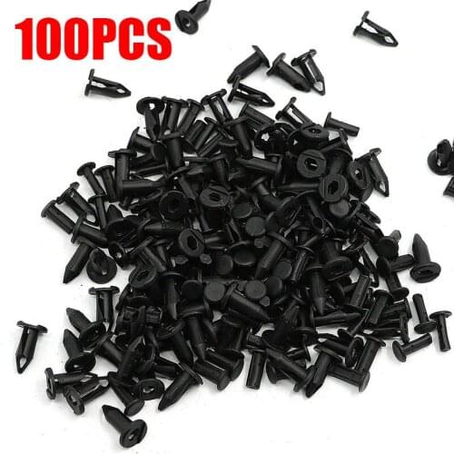 100pcs 8mm ATV Quad Rivet Fairing Body Trim For Honda Rancher Foreman Rubicon Rincon Trx680 Panel Fastener Screw Clips plug Kit
