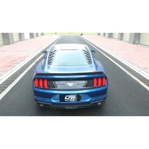 2pcs ABS Material Rear Windshield Louver Frame Molding Trim Cover For Fit Ford Mustang 2015 2016 2017 2018 2019