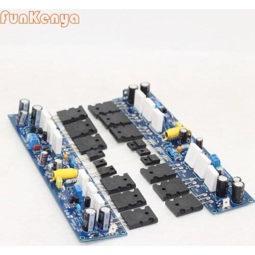 2PCS L10 Power Amplifier Board 300W HiFi 2.0 Channel Class AB Sound Amplifiers Amp Transistor A1930 C5171 TT1943 TT5200