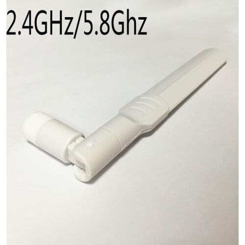 Wifi Antenna dual band 2.4Ghz /5Ghz 8dbi high gain Omni RP-SMA connector White /black color oars flat aerial NEW Wholesale