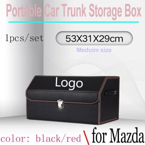 1pcs/set Auto Car Trunk Storage Box Rear Folding Multipurpose Collapsible Cover for CX-5 CX-7 CX-9 RX8 1 2 3 4 7 MPV MX5