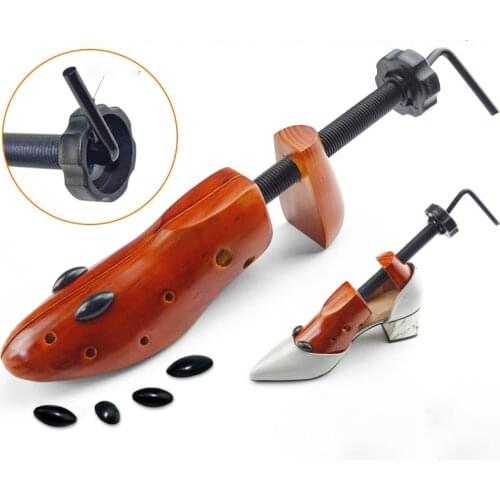 1pcs Wooden Shoe Tree Men Women Shoes Expander Adjustable Shoe Stretcher Shaper Rack Sawol Fixed Shoes Without Distortion