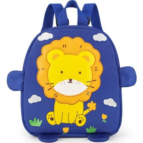 Childrens bag 2021 new cartoon cute lion mini backpack kindergarten school bag baby snack small backpack toddler boy backpack