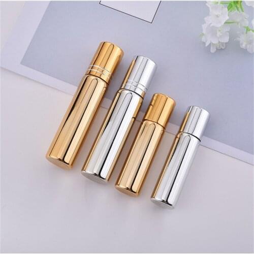Essential Oil Bottles 10ml Roll on Stainless Steel Roller Ball Massager Eye Cream Perfume Refillable Empty Bottle Container