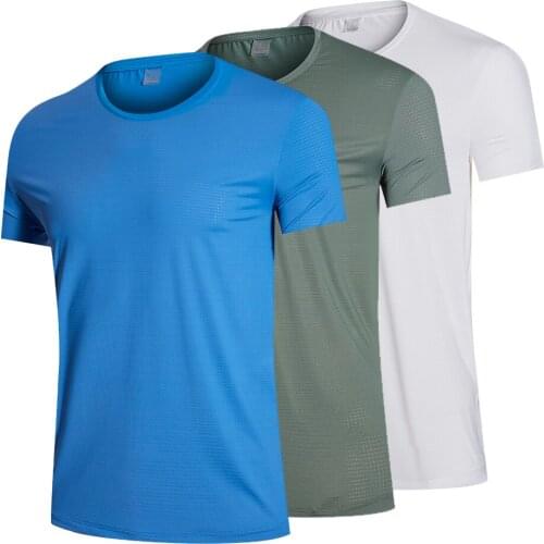 Summer Running Shirt, Quick-Drying Compression Sports Shirts, Gymnastics T Shirt For Men, Fitness T-Shirts,Leisure Outdoor Tops