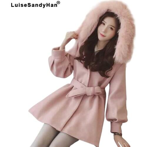 LuiseSandyHan Women's Coats With A Belt