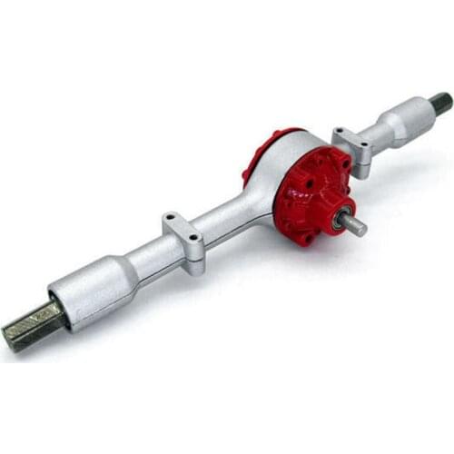 Metal Rear Bridge Axle with Steel Gear for WPL D12 B14 B24 B16 B36 C14 C24 C34 C44 RC Car Upgrade Parts