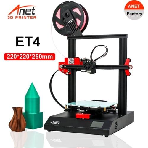 ANET ET4 3D Printer Kit Automatic Heating Bed Leveling High Precision 3D Printer DIY Kit Support Open Source