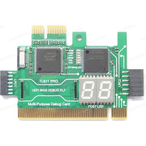 Desktop PCI Mainboard Diagnosis Card PCI-e Notebook Debugging Card TL611-Pro