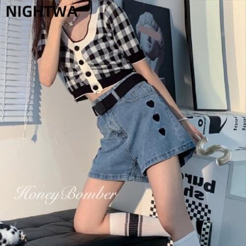 Женские шорты с высокой талией NIGHTWA China At AliExpress