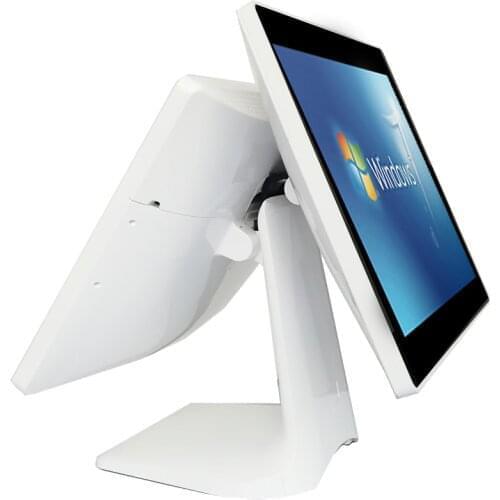 POS All in one Touch screen EPOS All in one Dual screen 15 + 15 inch POS Terminal PC Point of sale for Retail