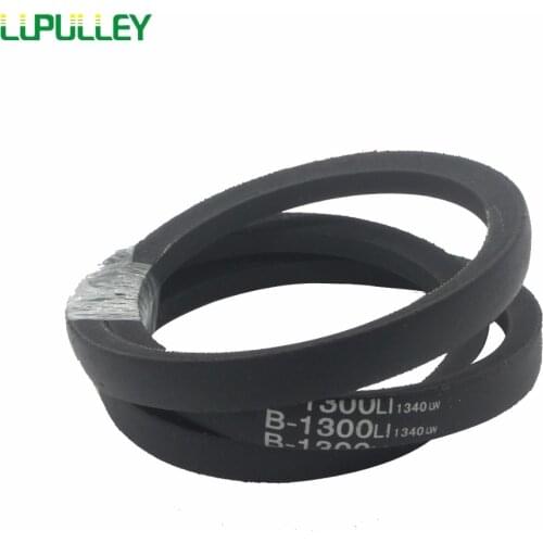 LUPULLEY V Belts Type B Black Rubber Closed Loop Belt Top Width 17mm B49/50/51/52/53/54/55/56/57/58 Transmission Belt