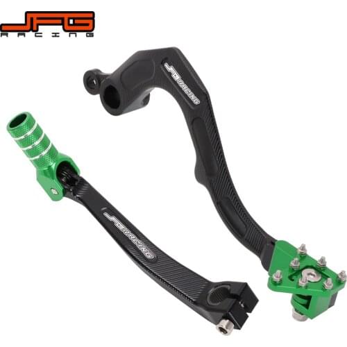 Motorcycle CNC Shifter Shift Rear Foot Brake Pedal Lever For KAWASAKI KX450F KXF450 2009-2011 2012 2013 2014 2015 2016 2017 2018