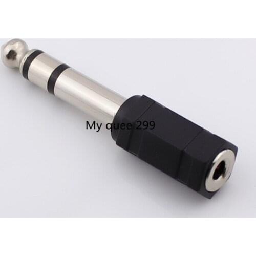 6.5 to 3.5 6.35 stereo head to 3.5 hole 6.5 third core to 3.5 female audio converter head