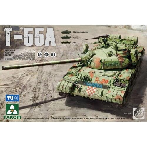 Takom 1/35 2056 Russian Medium Tank T-55A