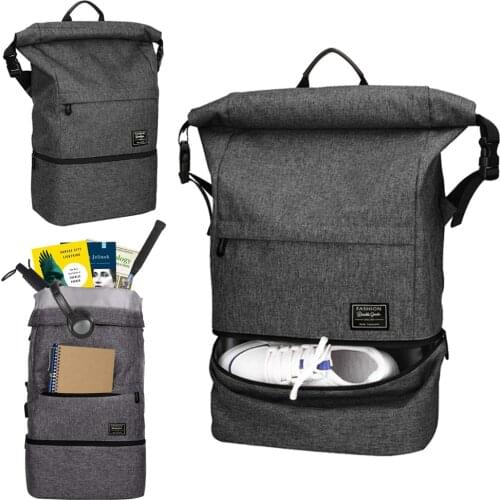 Travel Backpack MapleStory Waterproof Anti-Theft Wet Separation Roll Top Business Laptop Bag Lightweight Daypack for Men Women