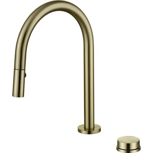 Pull out Black /Chrome/brush gold Bathroom Basin Faucet Widespread Lavatory Mixer Tap Brass Two Hole Sink tap