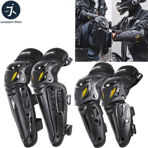 Skateboard Motorcycle Protection Elbow & Knee Pads Set Protector Moto Equipment for Men Motocross Protective Gear Knee Guards