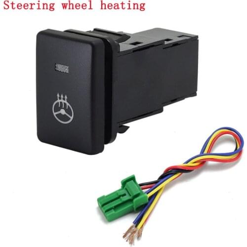 1PC Heating Rearview fan After Fog Light Rearview mirror folding Switch Button For Toyota Zelas PRIUS Sienna Yaris Venza