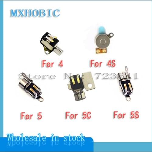 1pcs High Quality NEW vibrator Vibration Flex Cable For iPhone 5S 5C 5 5G SE 4 4S Motor Replacement Mobile Phone Spare Parts