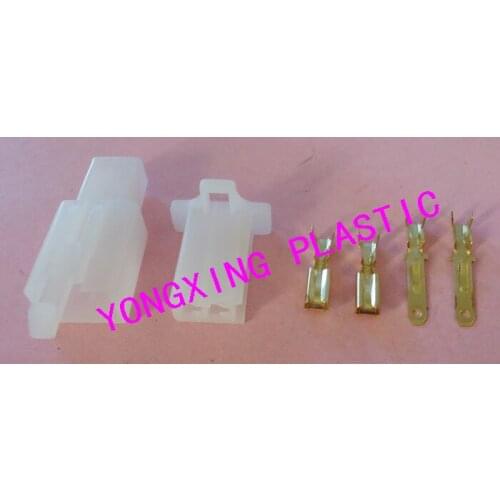 10 kits/lot motorcycle termial kits 2.8 DJ7021-2.8-11/21 male and female insulated terminal block