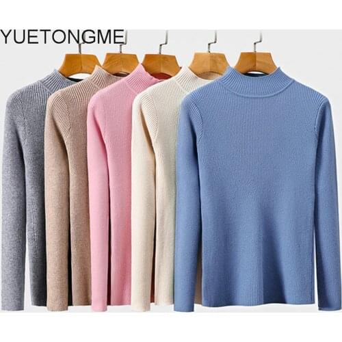 2020 new spring and autumn fashion women clothes cashmere O neck full sleeves elastic pullover BT140A