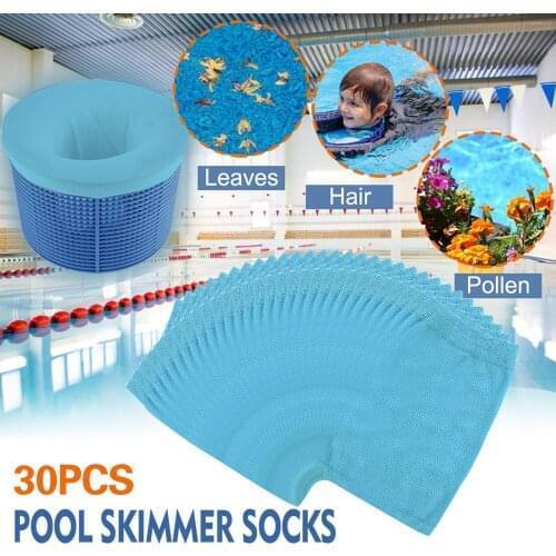 30pcs Swimming Pool Vacuum Cleaner Garbage Bag Pool Cleaning Tool Spa Pool Vacuum Cleaner Filter Swimming Pool Basket