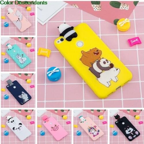 For Coque Huawei P8 Lite 2017 PRA-LX1 PRA-LA1 Case 3D Cartoon Panda Unicorn TPU Case for Etui Huwawei P8 Lite 2017 Back Cover