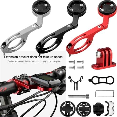 Bicycle Computer Camera Mount Holder with Out Front Bike Code Meter Extension Frame Flashlight Table Car Lamp Bracket for GoPro