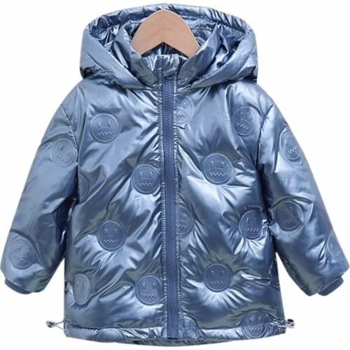 New childrens clothing, small and medium-sized childrens down jackets, new hooded jackets, white duck down, boys and girls, th