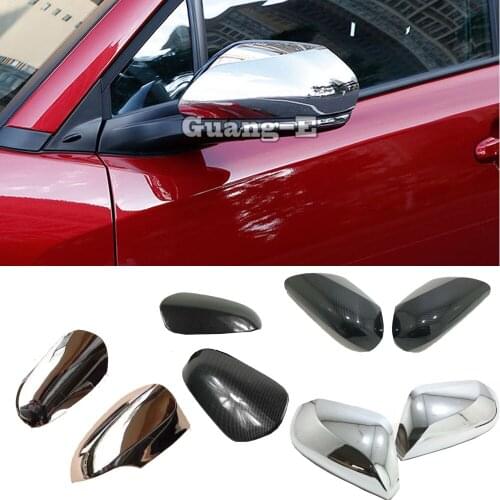 For TOYOTA C-HR CHR 2017 2018 2019 2020 Car Sticker Body Rear View Rearview Side Glass Mirror Cover Trim Frame Parts 2pcs