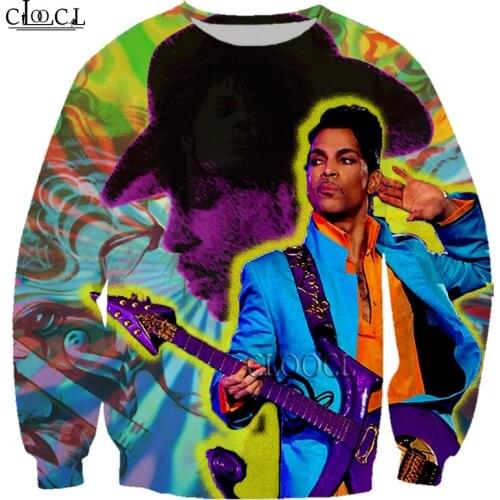 HX Fashion Men Women Newest Singer Prince Rogers Nelson 3D Print Harajuku Sweatshirt Casual Streetwear Tracksuit Drop Shipping