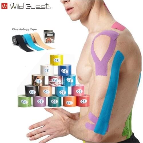 2-size kinematic tape exercise belt exercise recovery strap running fitness knee protection tape