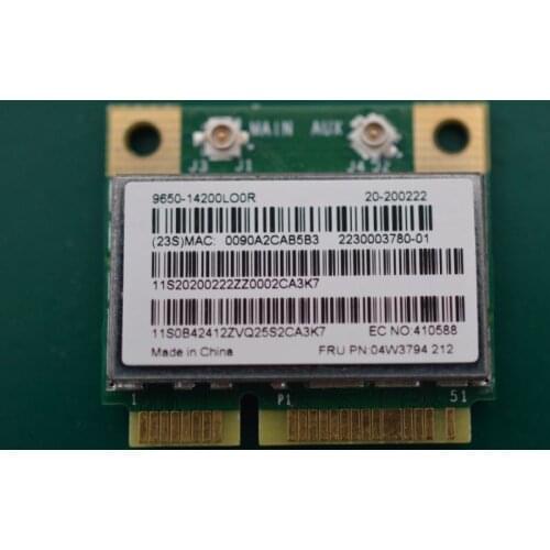 BCM43142 802.11bgn&BT4.0 HMC Combo Card For Lenovo Ideapad S210 S400 Y400 Y500 Z500 B480 Yoga 2 11 20332 Series Laptop, 20200222