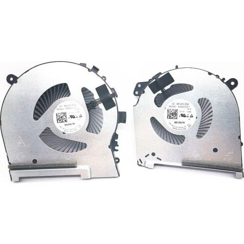 Computer Fans for HP Omen 15-DH DH002NR 15-DH0015NR TPN-C143 L64445-001 GPU CPU Cooling fan Cooler Radiator DV12 4PIN Notebook