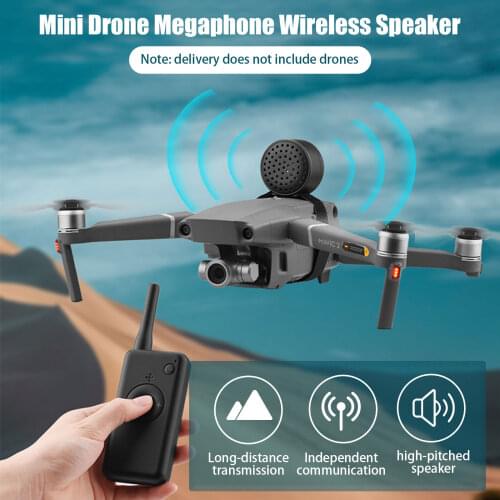 BRDRC Mini Drone Megaphone Wireless Speaker Aerial Broadcasting for DJI Mavic Air 2 Mavic 2 Pro Phantom FIMI Hubsan Zino
