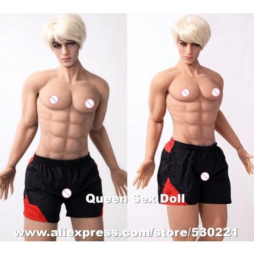 NEW 180cm Life Size Silicone Gay Male Dolls Sexdoll Real Big Size Penis Dildo Masturbator Sex Dolls For Women Men