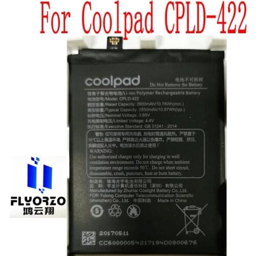 New High Quality 2850mAh CPLD-422 Battery For Coolpad CPLD-422 Mobile Phone