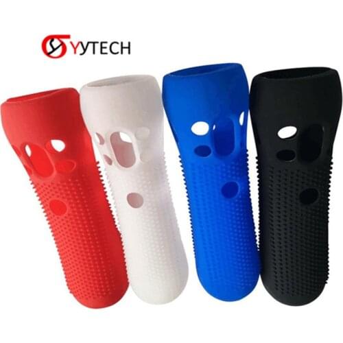 Anti-Slip Protective Soft Skin Silicone Rubber Cases Caps Covers Shells for PS Move