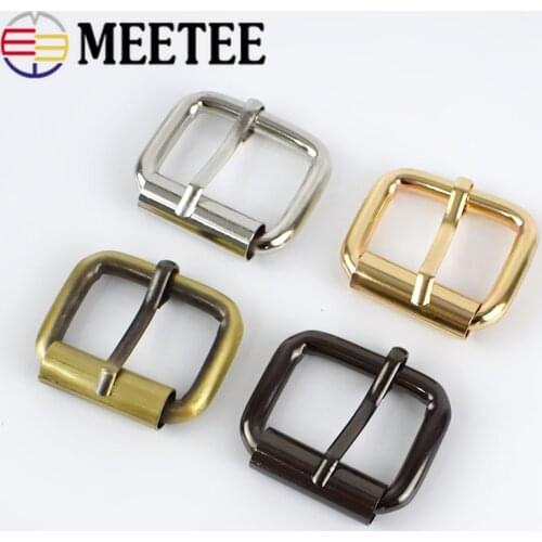 4/10pcs 25mm Metal Buckle for Bag Belt Strap Web Adjust Roller Pin Buckle Snap Rectangle Leather Craft Repair DIY Accessories
