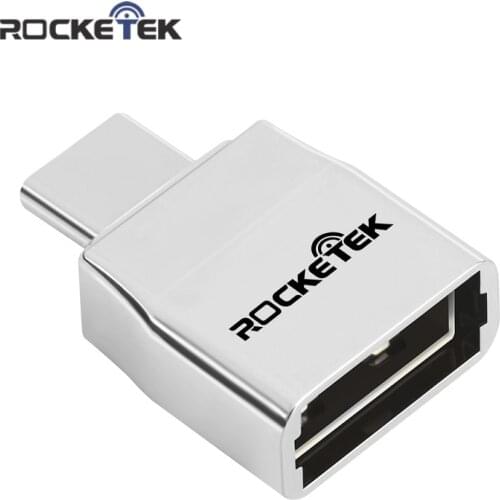 Rocketek high quality USB 2.0 to Type c OTG adapter Alumium Phone type-c accessories Connector for Xiaomi Oneplus LG Nexus 5X 6P