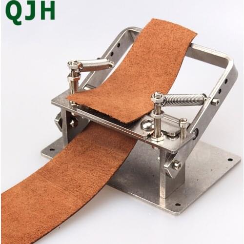 DIY leather craft leather belt manual thinning machine DIY peeler tool set + 10PCS blade cutting shovel thinning manual machine