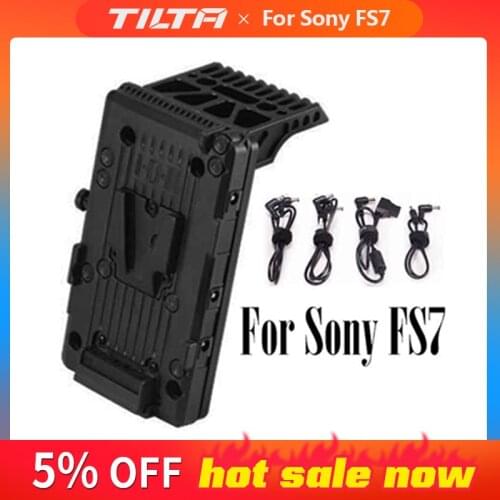 TILTA FS-T01 FS7 V Lock Battery Plate for Sony FS7 Camera V mount IDX Power supply System FS-T01-AB FS-T01-V