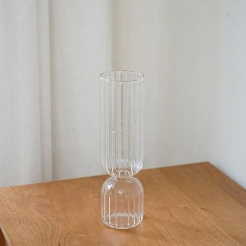 Flower Vase For Home Decor Glass Vase Flower Terrariums For Plants Table Ornaments Desktop Vase Nordic